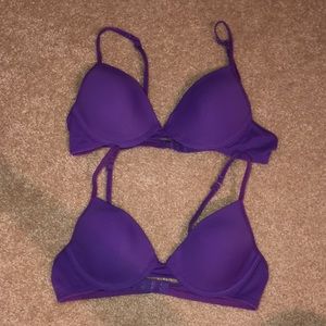Purple bra